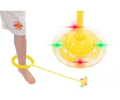 Ikonka KIK šviečianti čiurnos šokdynė HULA HOP LED