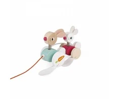 JANOD traukiamas žaislas RABBITS