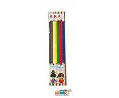 KOKORU spalvoto gofruoto kartono juostos 13x500 mm, 56 vnt.