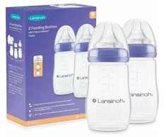 LANSINOH 240 ml maitinimo buteliukai, 2 vnt.
