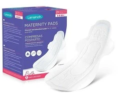 LANSINOH diskretiški ir sugeriantys paketai M, praėjus 2 savaitėms po gimdymo Discreet&amp;Absorbent, 12 vnt.
