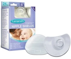 Lansinoh Contact Liners pagalbiniai maitinimo speneliai 24mm 2vnt