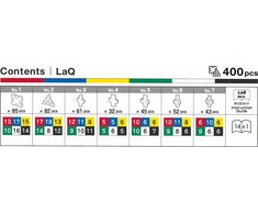 LAQ konstruktorius BASIC 400, pirmasis rinkinys, 400 detalių
