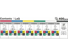 LAQ konstruktorius BASIC 400, pirmasis rinkinys, 400 detalių