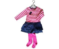 Lilyjack LILY &amp; JACK 6-24 mėn. dviejų dalių rinkinys BEAR, suknelė ir pėdkelnės