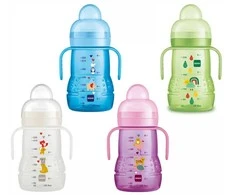 MAM 220 ml buteliukas-gertuvė TRAINER, 1 vnt.