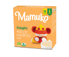 Kukurūzų avižų košė iš ekologiškų ES ūkių vaikams Mamuko 6m+