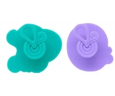 MARCUS&amp;MARCUS silikoniniai kūdikių šepetėliai voniai OLLIE&amp;WILLO, 2 vnt.