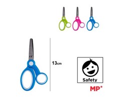 MP ergonominės vaikiškos žirklės, 13 cm