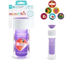 MUNCHKIN gertuvė-puodelis MY MIRACLE 360, violetinė