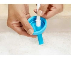 MUNCHKIN gertuvė su šiaudeliu SIMPLE CLEAN, mėlyna, 296 ml