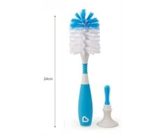 MUNCHKIN šepetėlis buteliukų ir žindukų plovimui BRISTLE BROSSE, mėlynas