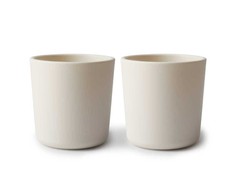 MUSHIE puodeliai, Ivory, 2 vnt.
