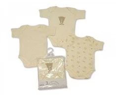 NURSERY TIME 0-24 mėn. smėlinukas ECRU, 3 vnt.
