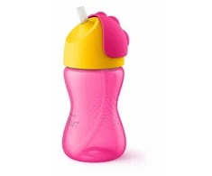 Philips AVENT 12+ mėn. puodelis su šiaudeliu 300 ml, rožinis