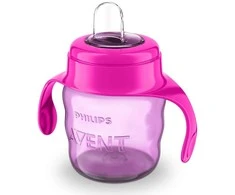 Philips AVENT 200 ml 6+ mėn. EASY SIP neišsipilanti gertuvė, violetinė