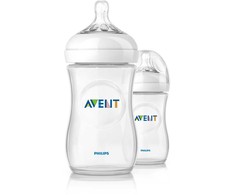 Philips 2 x Avent Natural maitinimo buteliukas 260 ml