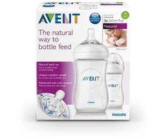 Philips 2 x Avent Natural maitinimo buteliukas 260 ml