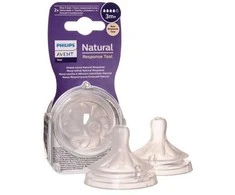 Philips AVENT Natural Response 3+ mėn. Nr. 4 vidutinės tėkmės žindukai, 2 vnt.