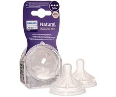 Philips AVENT Natural Response 6+ mėn. Nr. 5 vidutinės tėkmės žindukai, 2 vnt.