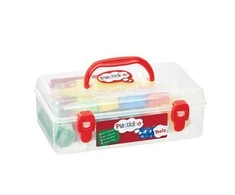 PLASTICINE plastilinas su įrankiais ir formelėmis, 6 spalvos