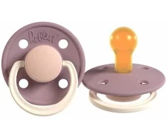 REBAEL 6+ mėn. lateksiniai čiulptukai Misty Soft Mouse/Tornado Plum Mouse, 2 vnt.