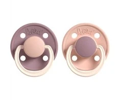 REBAEL 6+ mėn. lateksiniai čiulptukai Misty Soft Mouse/Tornado Plum Mouse, 2 vnt.