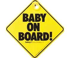 SAFETY 1ST ženklas BABY ON BOARD