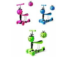 SCOOTER paspirtukas 3in1 BORUŽĖLĖ