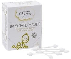 SIMPLY GENTLE higieniniai pastorinti vatos pagaliukai, 72 vnt.