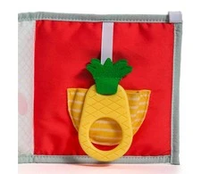 TAF TOYS minkšta dvipusė knygelė 3IN1