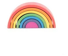 TICKIT medinių arkų architekto rinkinys RAINBOW