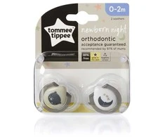 TOMMEE TIPPEE 0-2 mėn. čiulptukai NEWBORN, 2 vnt.