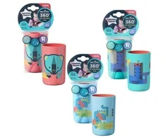 TOMMEE TIPPEE puodelis-gertuvė 360°, raudona, nuo 12 mėn.