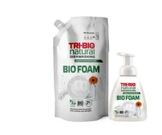 TRI-BIO natūralus indų plovimo putų rinkinys, 0,3+0,9 l