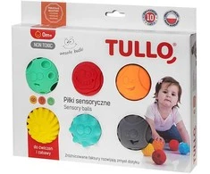 TULLO kamuoliukai sensoriniam vystymui VEIDUKAI, 6 vnt.
