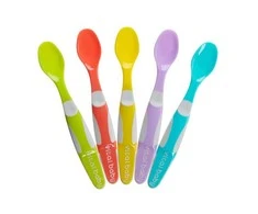 VITAL BABY 4+ mėn. lankstūs šaukšteliai NOURISH, 5 vnt.