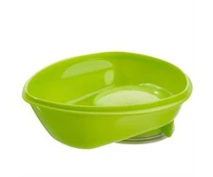 VITAL BABY NOURISH dubenėlis su siurbtuku, dangčiu ir šaukšteliu POP, žalias