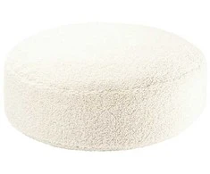 WIGIWAMA apvalus pufas CREAM Baltas