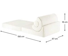 WIGIWAMA išlankstoma kėdė CREAM Baltas