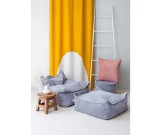 WIGIWAMA kvadratinis pufas BLUEBERRY Mėlynas