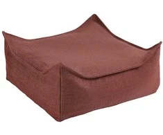 WIGIWAMA lauko kvadratinis pufas POMEGRANATE