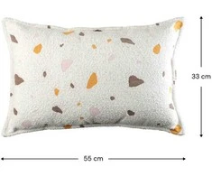 WIGIWAMA pagalvė BOLSTER TERRAZZO, Marble
