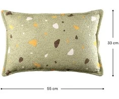WIGIWAMA pagalvė BOLSTER TERRAZZO, Moss