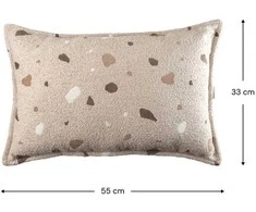 WIGIWAMA pagalvė BOLSTER TERRAZZO, Sand