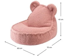 WIGIWAMA sėdmaišis BEAR, Guava
