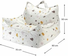 WIGIWAMA sėdmaišis TERRAZZO, Marble