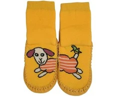 WOWERAT tapukai vaikams su odiniu paduku FUNNY PETS, geltoni