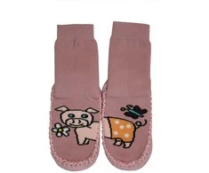 WOWERAT tapukai vaikams su odiniu paduku FUNNY PETS, rožiniai