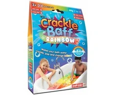 ZIMPLI KIDS Crackle Baff Rainbow 6 skirtingų spalvų kristalų rinkinys, 60 g